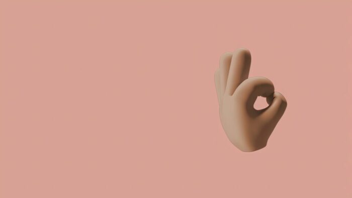 ok hand emoji